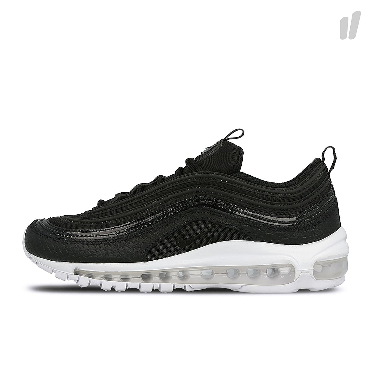 Nike wmns air max 97 premium Black / Black - White Sneakers 917646 001 | Overkill
