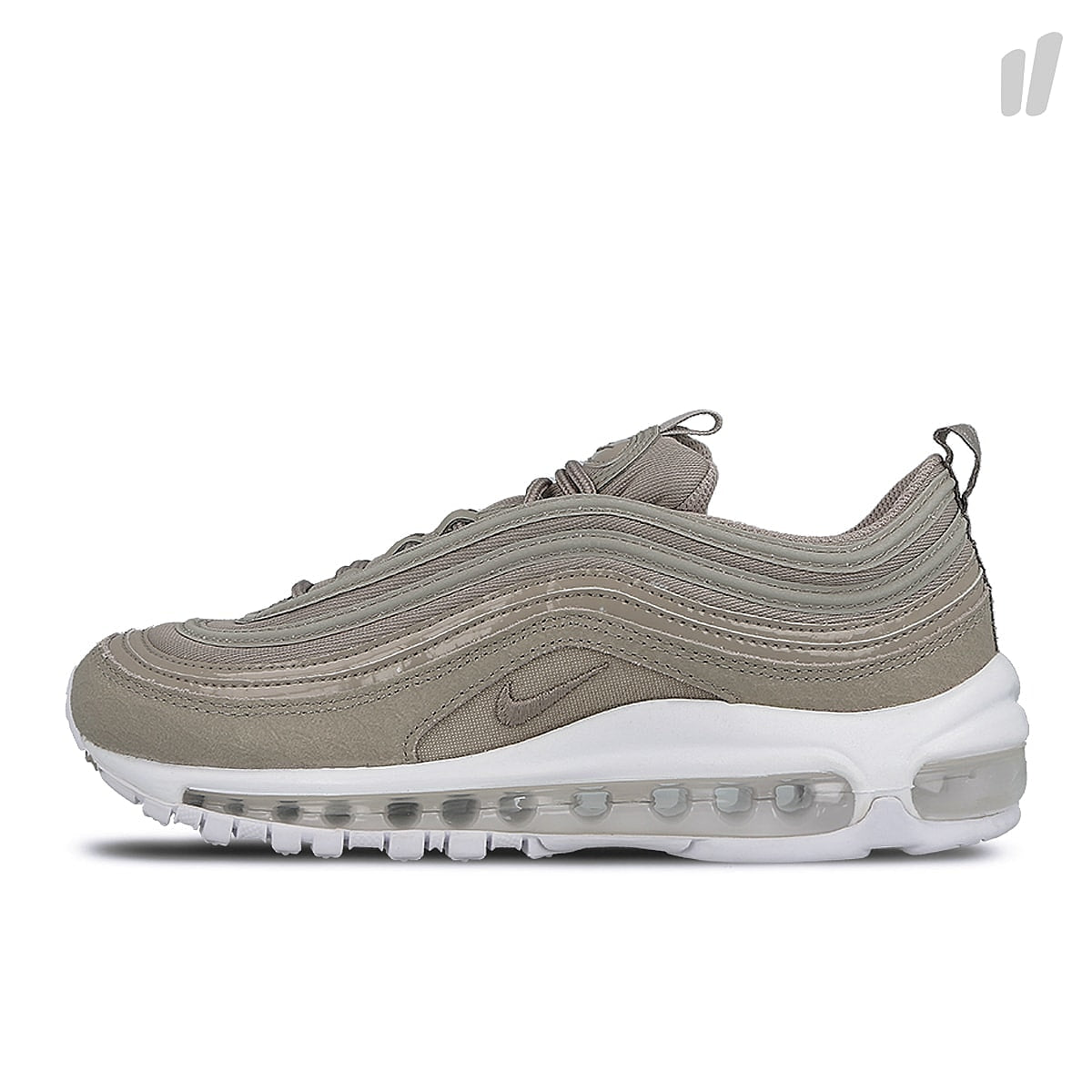 Nike wmns air max 97 premium Cobblestone / Cobblestone - White Sneakers 917646 002 | Overkill