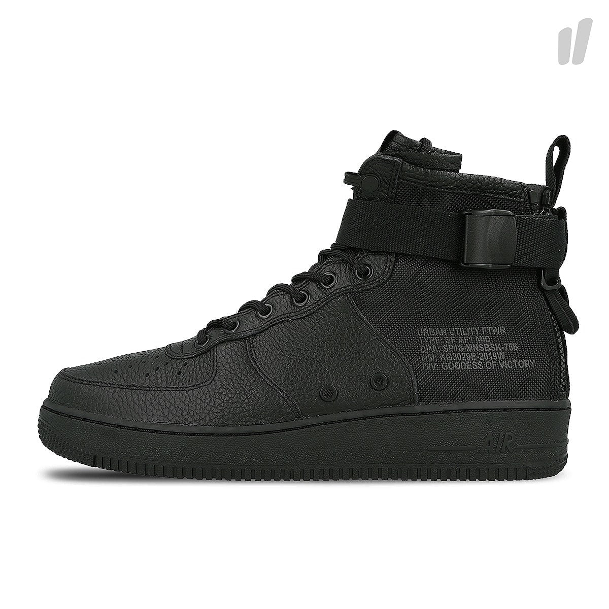 Nike sf air force 1 mid Black / Black - Black Sneakers 917753 005 | Overkill