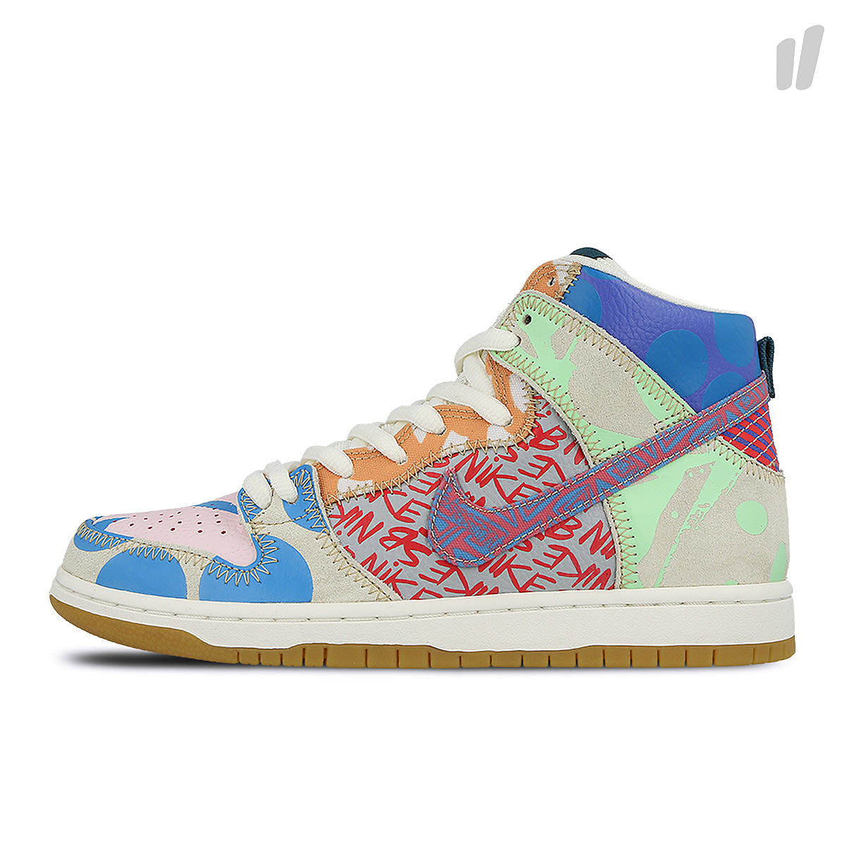 Nike sb zoom dunk high premium Iced Jade / Circuit Orange - Sail High Top Sneakers 918321 381 | Overkill