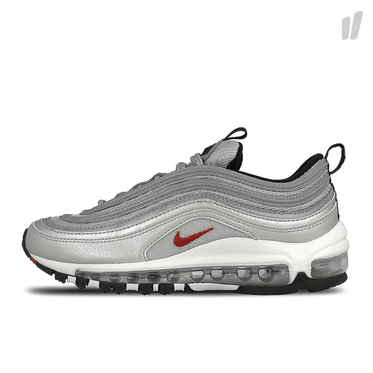 Nike air max 97 qs gs Metallic Silver / Varsity Red Sneakers 918890 001 | Overkill