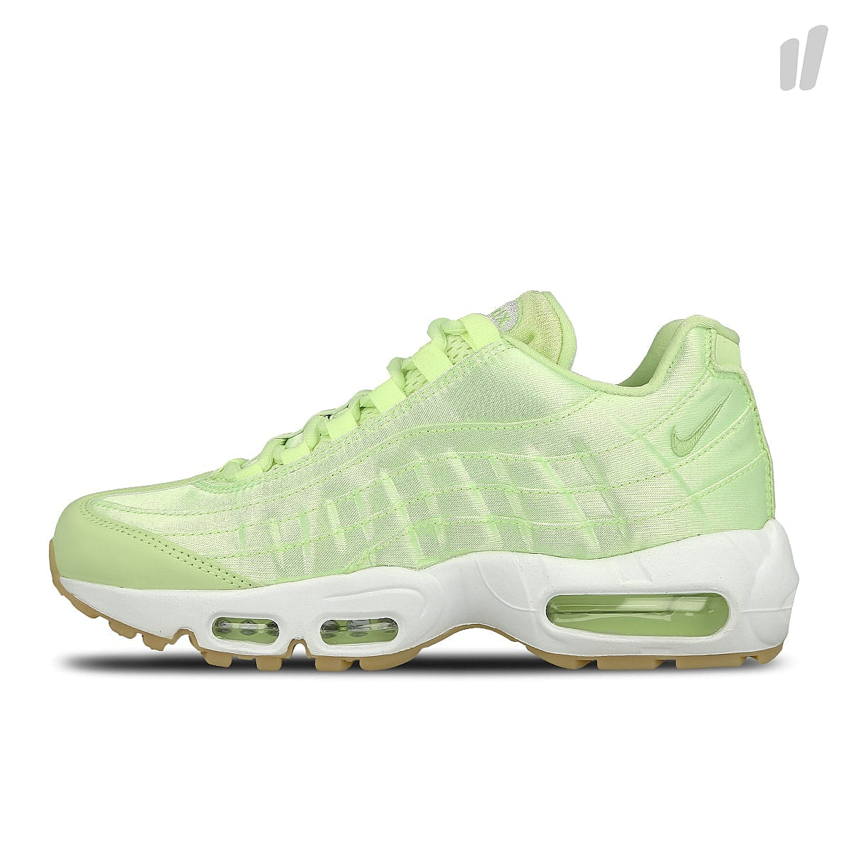 Nike wmns air max 95 wqs Light Liquid Lime / Light Liquid Lime - White Sneakers 919491 300 | Overkill