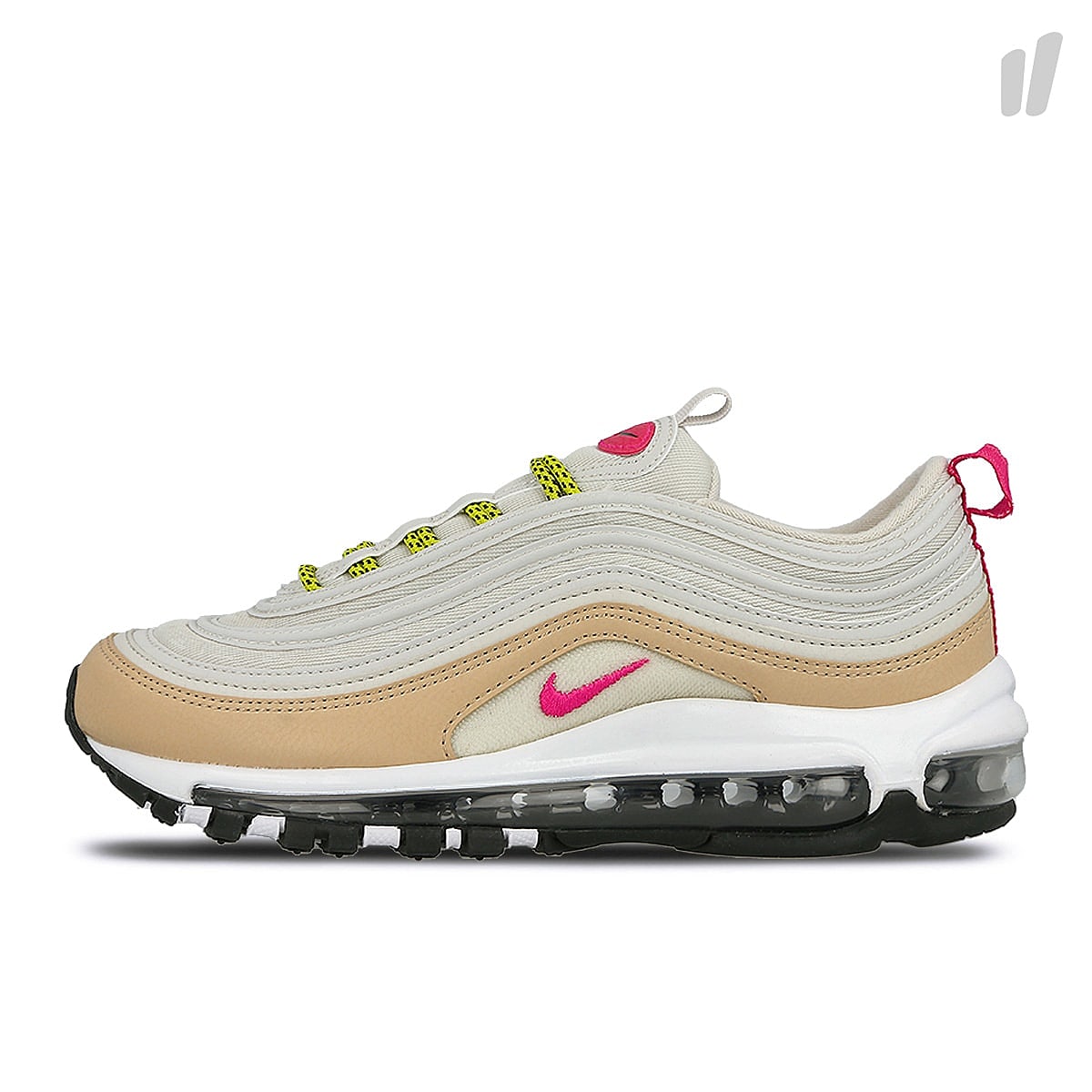 Nike wmns air max 97 Light Bone / Deadly Pink Sneakers 921733 004 | Overkill
