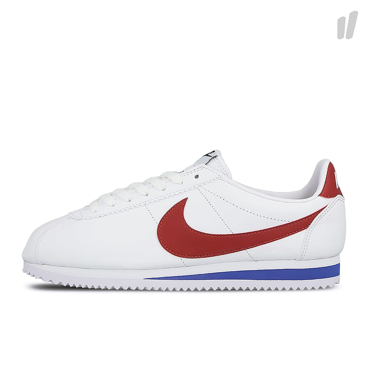 Nike classic cortez leather se gs White-Varsity Red - Varsity Royal - Black Low Top Sneakers 921777 100 | Overkill