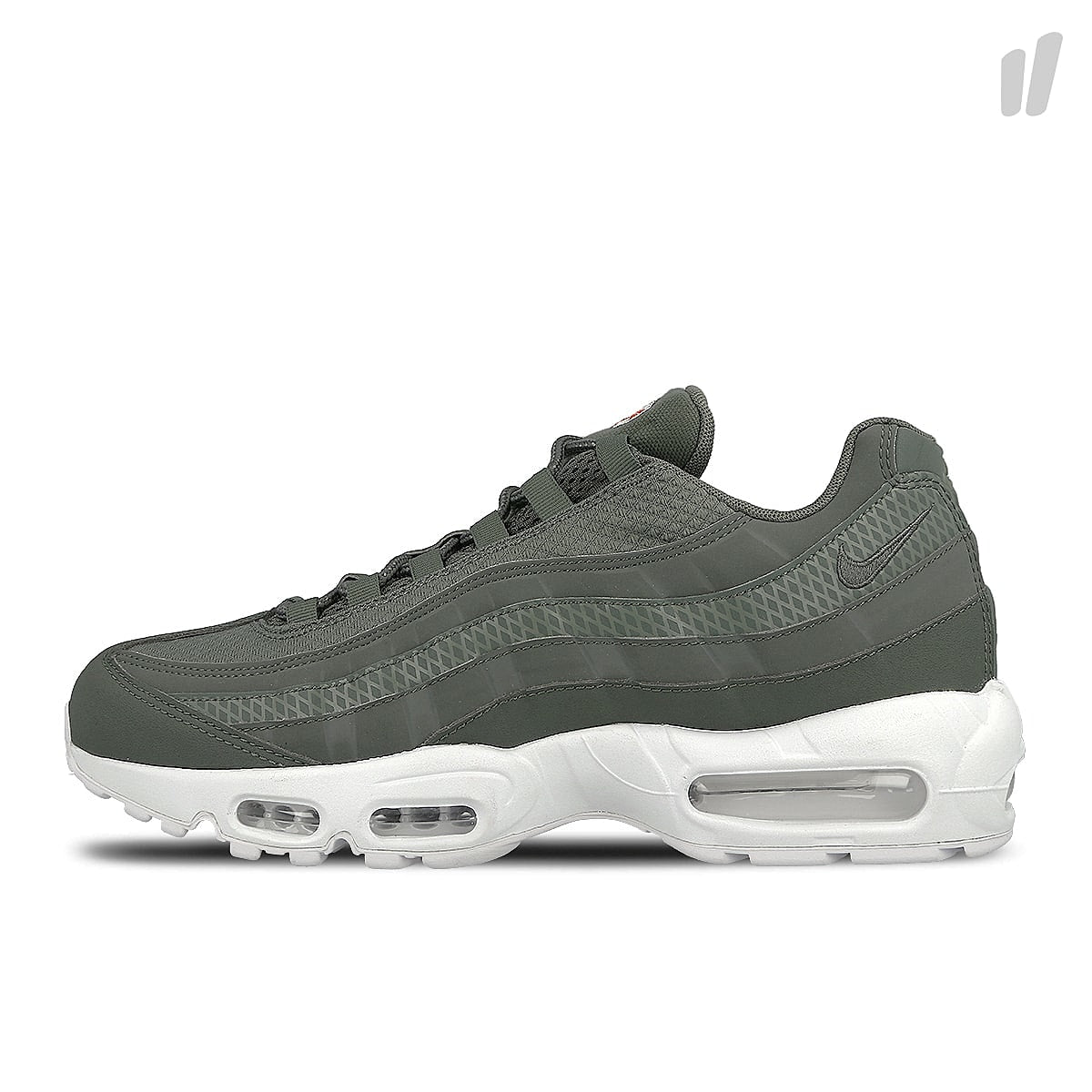 Nike air max 95 premium se River Rock-River Rock - White - Team Orange Sneakers 924478 002 | Overkill