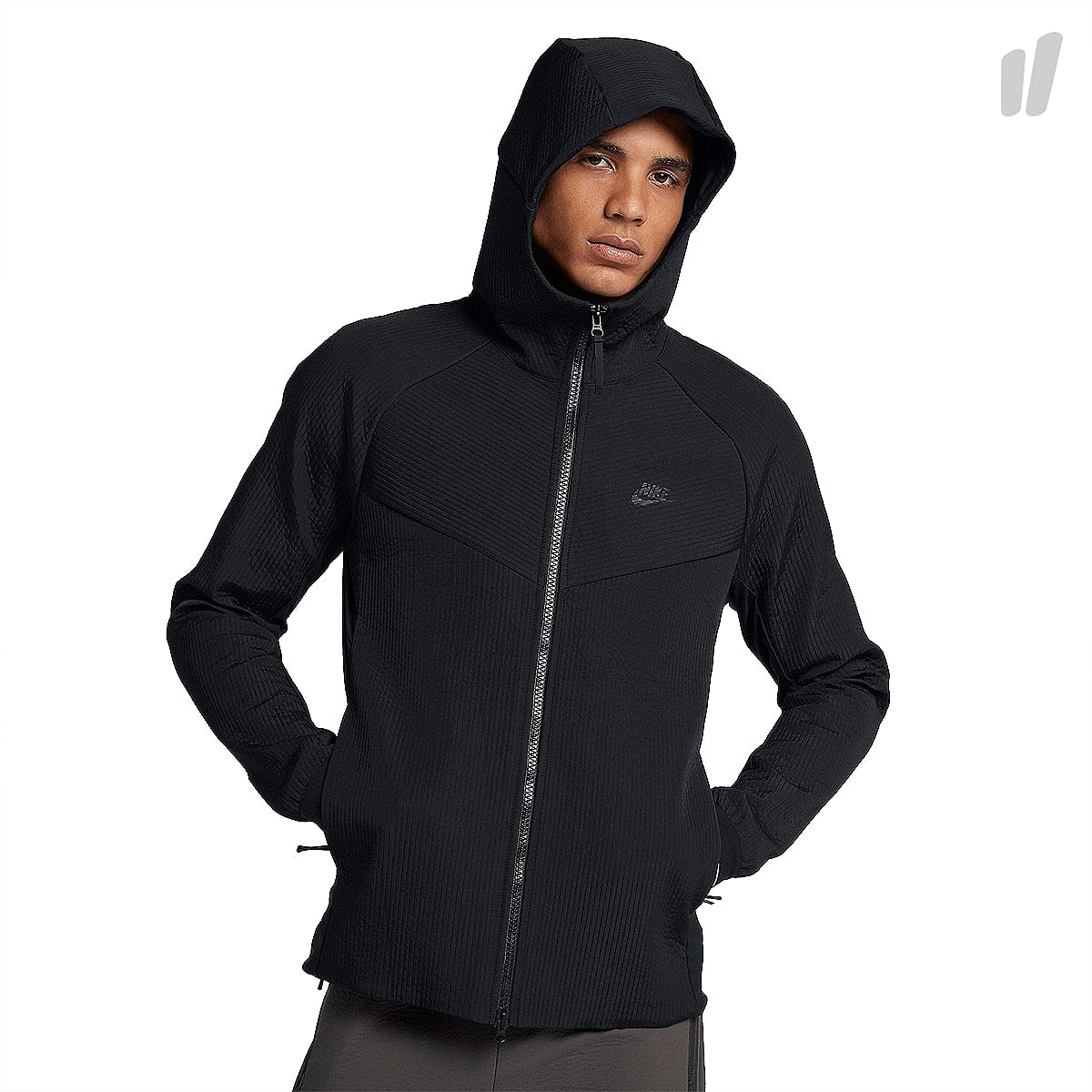 Nike Sportswear Hoodie Black / Black Hoodies 928551 010 | Overkill