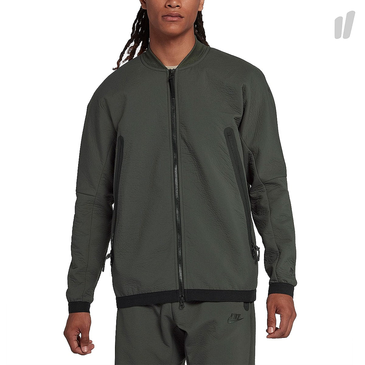 Nike Sportswear Jacket Newsprint / Light Taupe / Black Jackets 928561 001 | Overkill