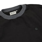 Carhartt WIP Carson Sweatshirt Black Stone Sweatshirts Close-up | Overkill