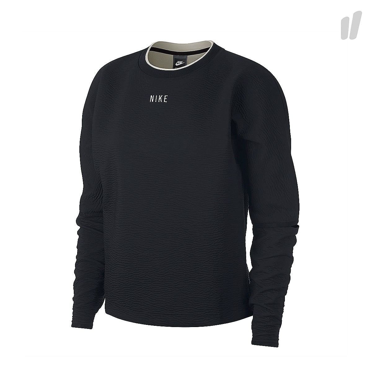 Nike Wmns Sportswear Crew Black / Light Bone Sweatshirts 930765 010 | Overkill