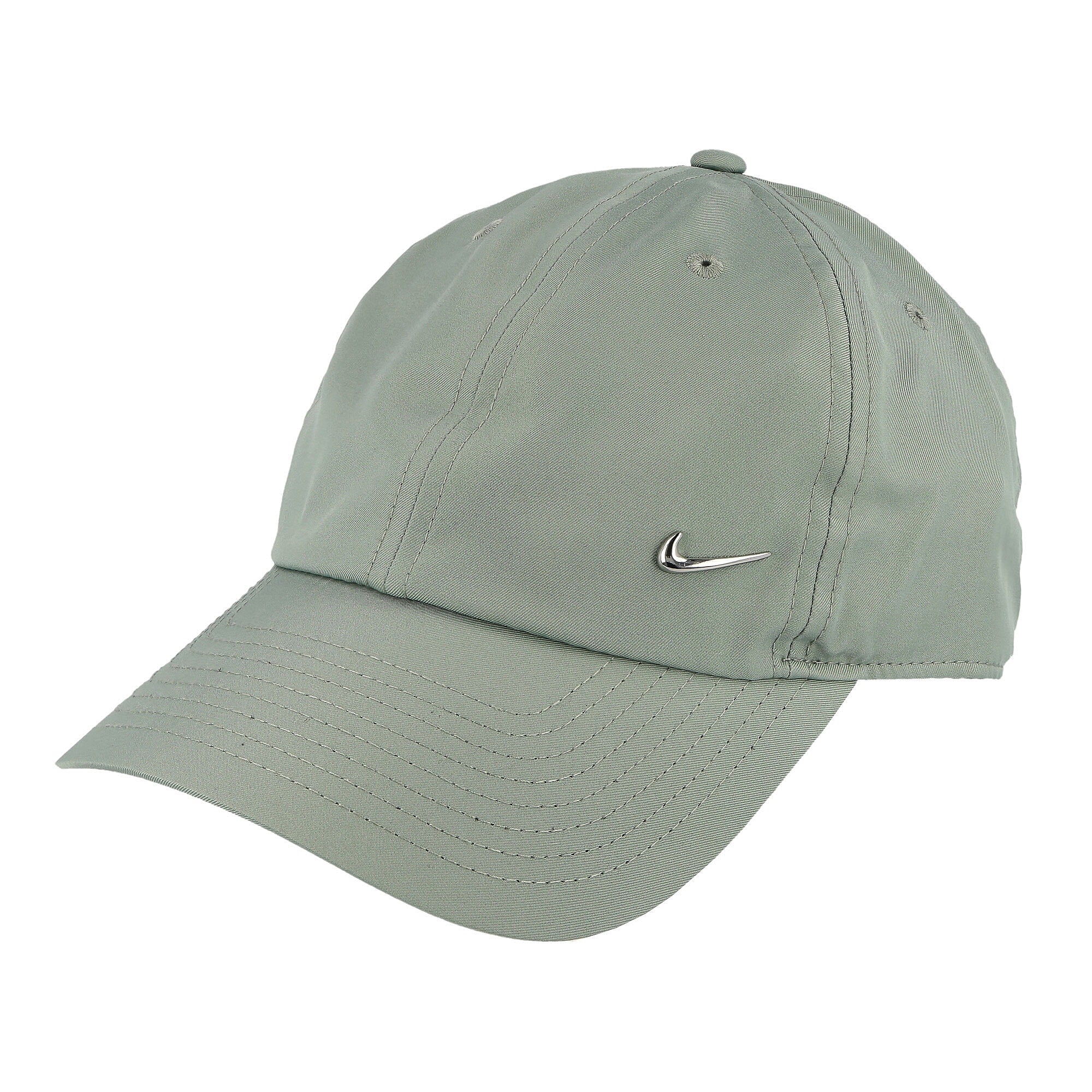 Nike NSW Heritage86 Metal Swoosh Cap Jade Smoke / Metallic Silver Caps 943092 357 | Overkill