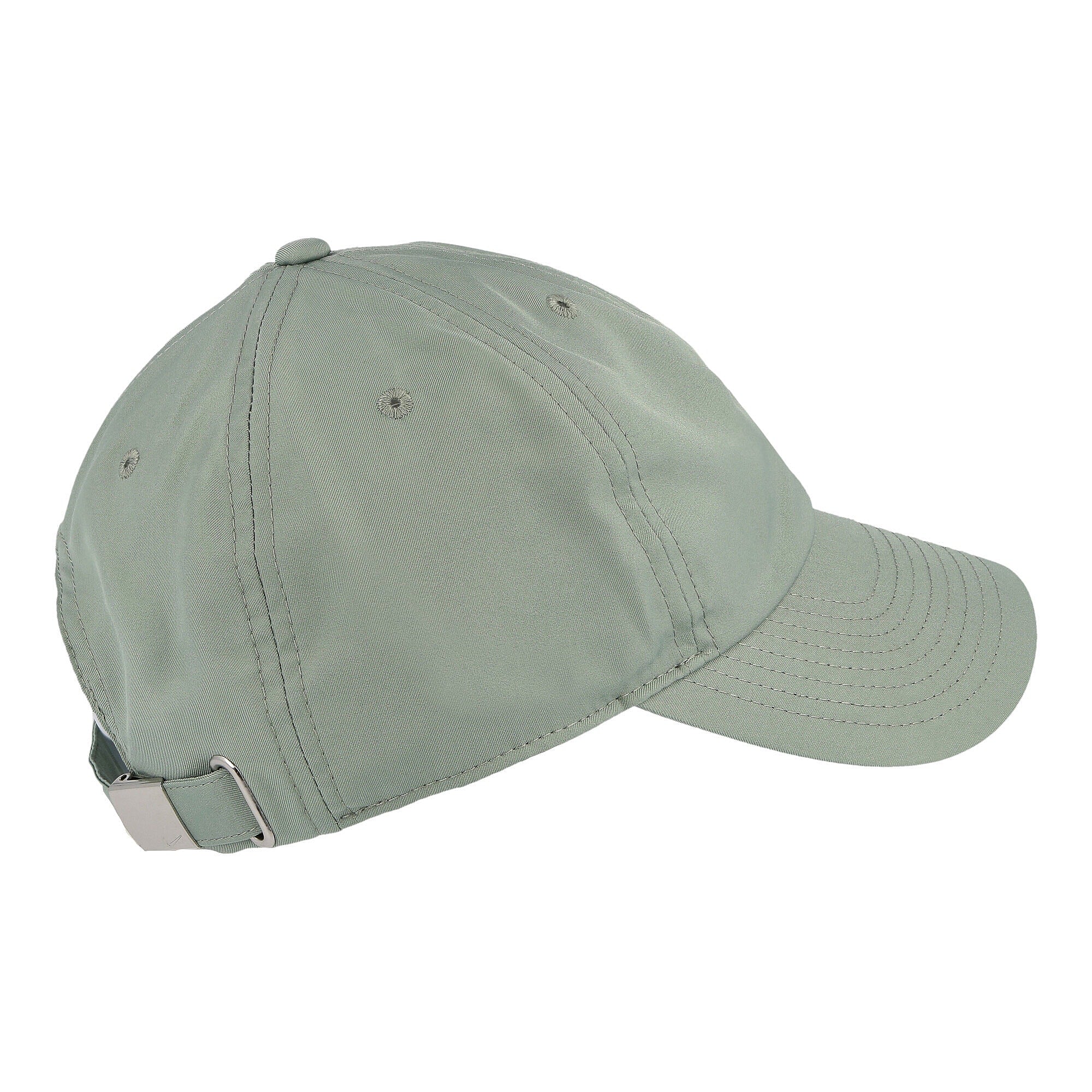 Nike NSW Heritage86 Metal Swoosh Cap Jade Smoke / Metallic Silver Caps Close-up | Overkill