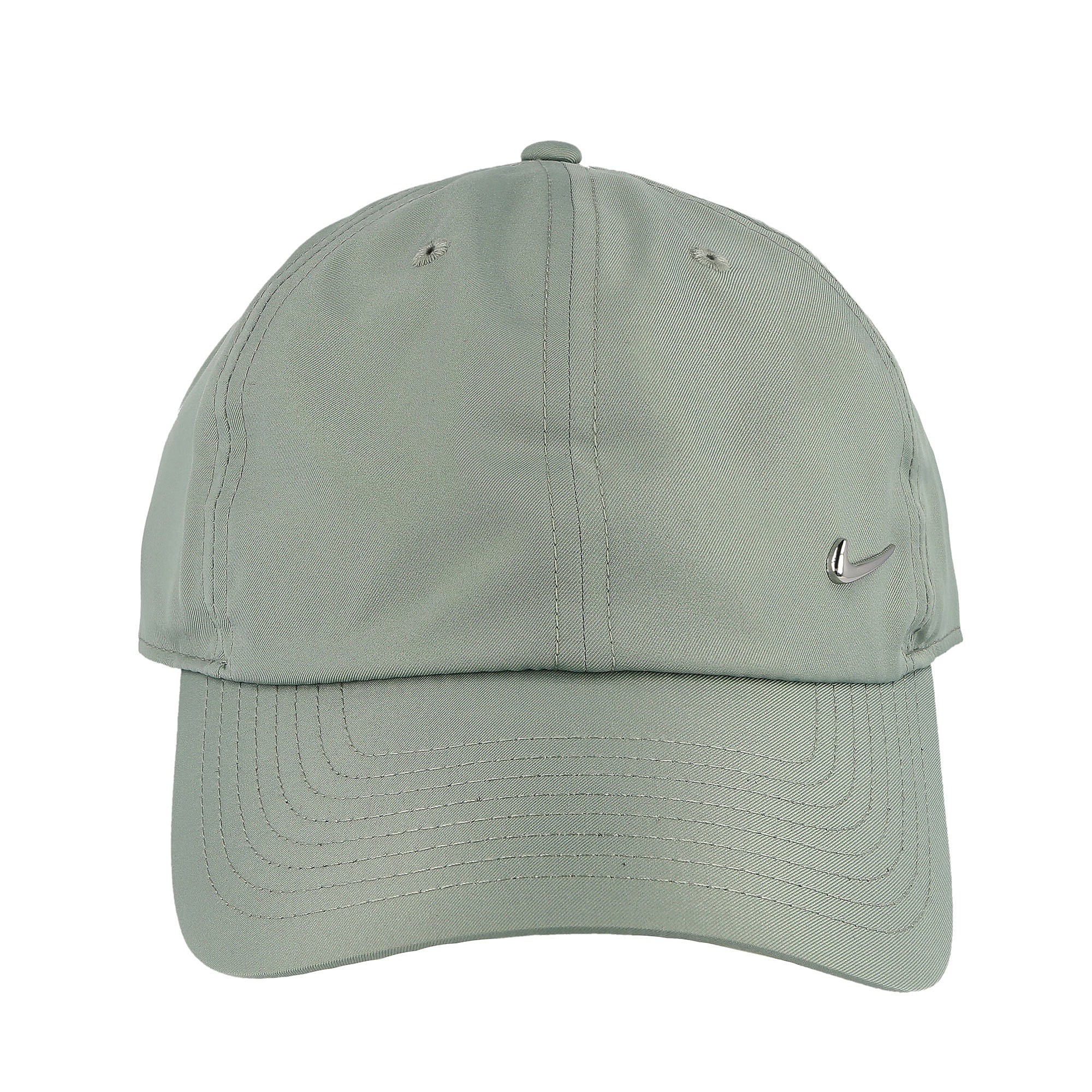 Nike NSW Heritage86 Metal Swoosh Cap Jade Smoke / Metallic Silver Caps Detailfoto | Overkill