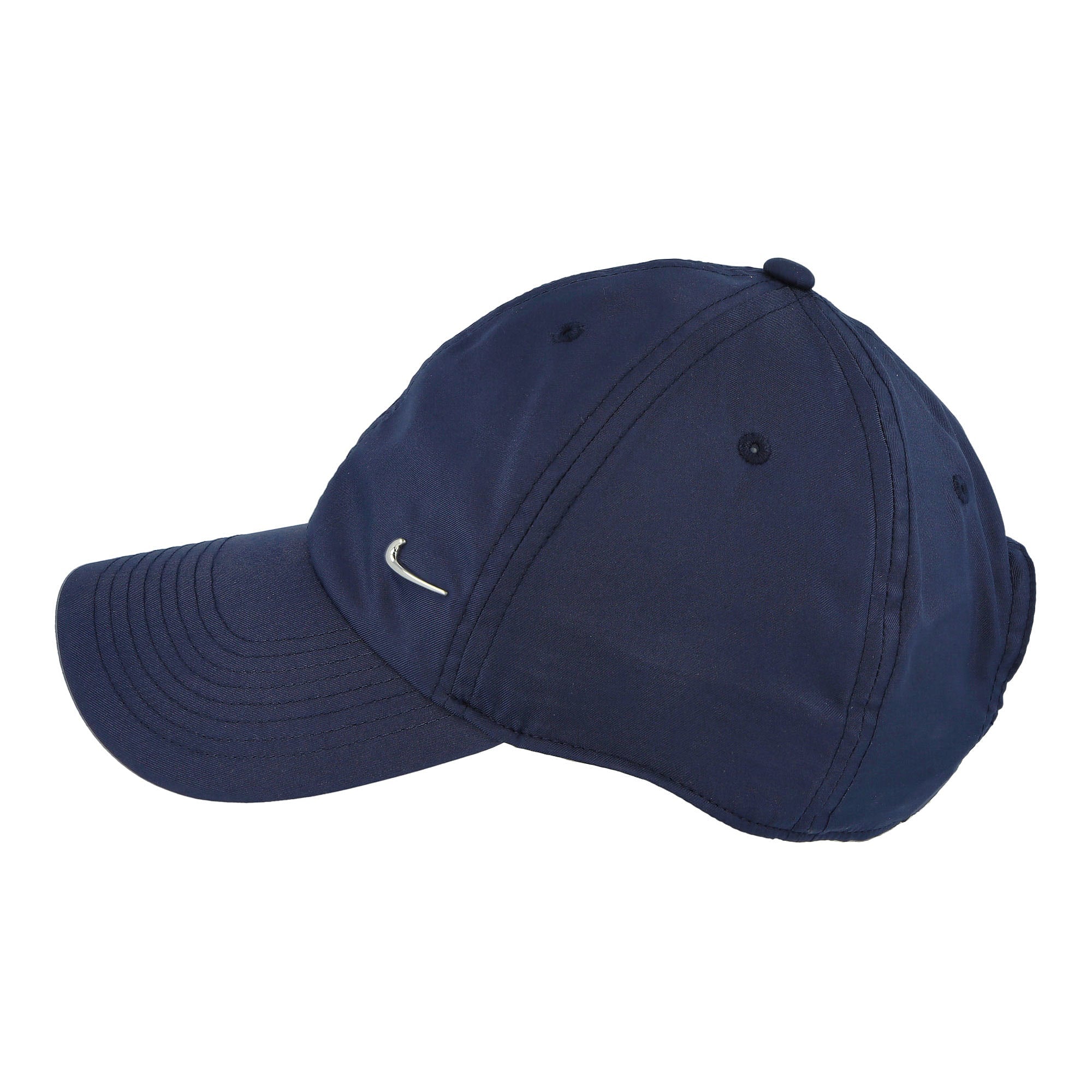 Nike NSW Heritage86 Metal Swoosh Cap Obsidian / Metallic Silver Caps  Material | Overkill