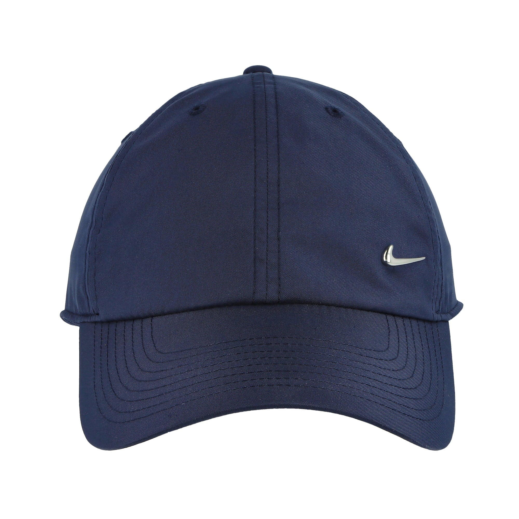 Nike NSW Heritage86 Metal Swoosh Cap Obsidian / Metallic Silver Caps Detailfoto | Overkill