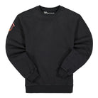 Maharishi Vintage Panther Patch Crew Sweat Black Sweatshirts 9432 | Overkill