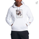 Jordan Air Jordan Flight Fleece 3 Pullover Hoodie White / Black / University Red Hoodies 943928 100 | Overkill