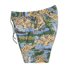 Maharishi Water Tiger Swimshorts Olive Swimwear Close-up | Overkill