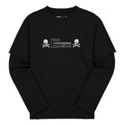 C2H4 Mastermind x C2H4 Double Layer Long Sleeve T-Shirt Black Longsleeves MMJ20-011 | Overkill