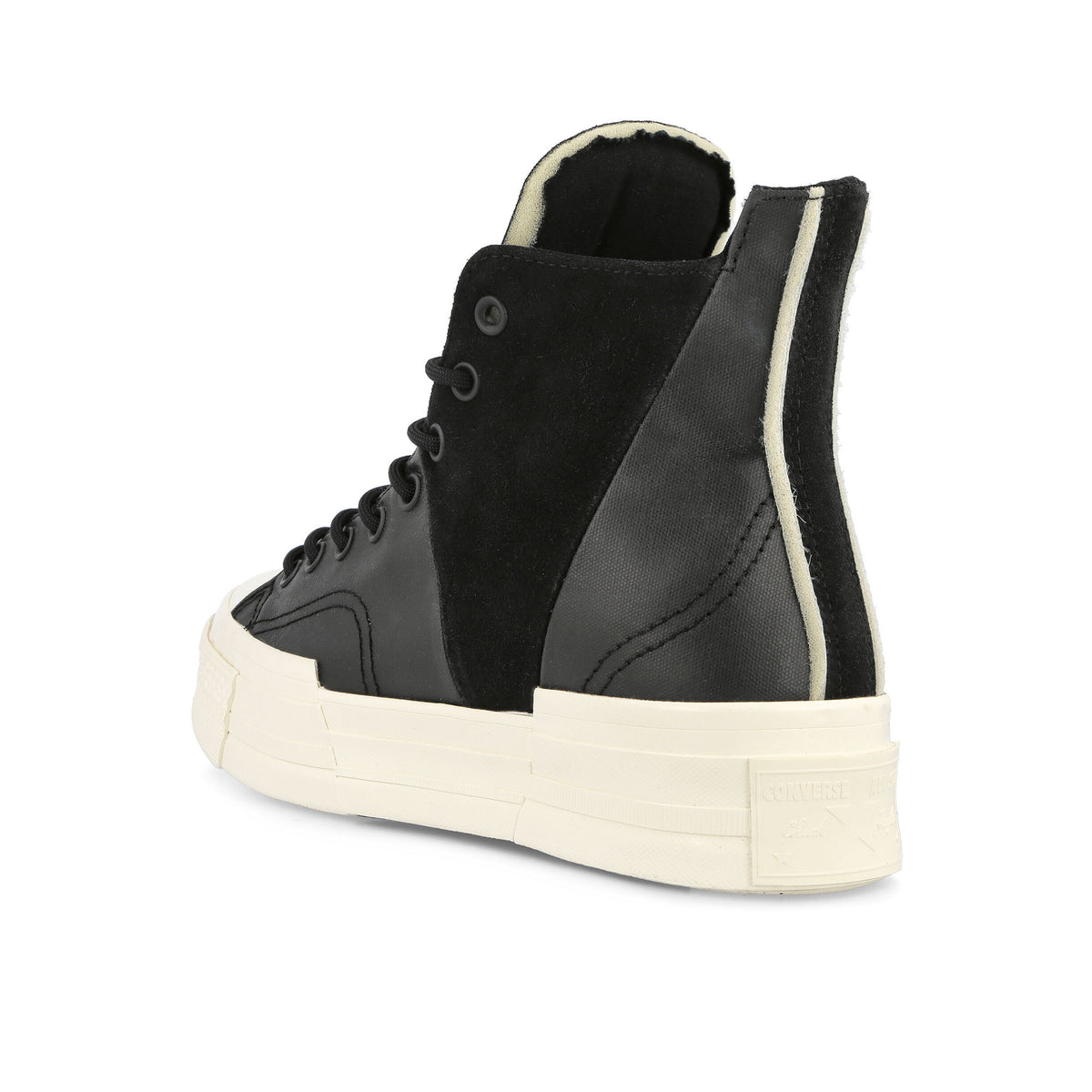 Converse Chuck 70 Plus Hi Black / Egret / Black High Top Sneakers  Material | Overkill