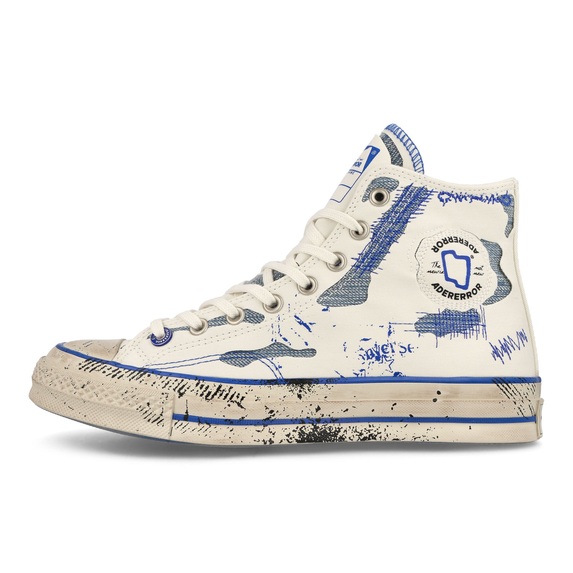 Converse Ader Error x Converse Chuck 70 Hi White / Blue / Imperial Blue High Top Sneakers A05351C | Overkill