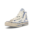 Converse Ader Error x Converse Chuck 70 Hi White / Blue / Imperial Blue High Top Sneakers  Close Up | Overkill