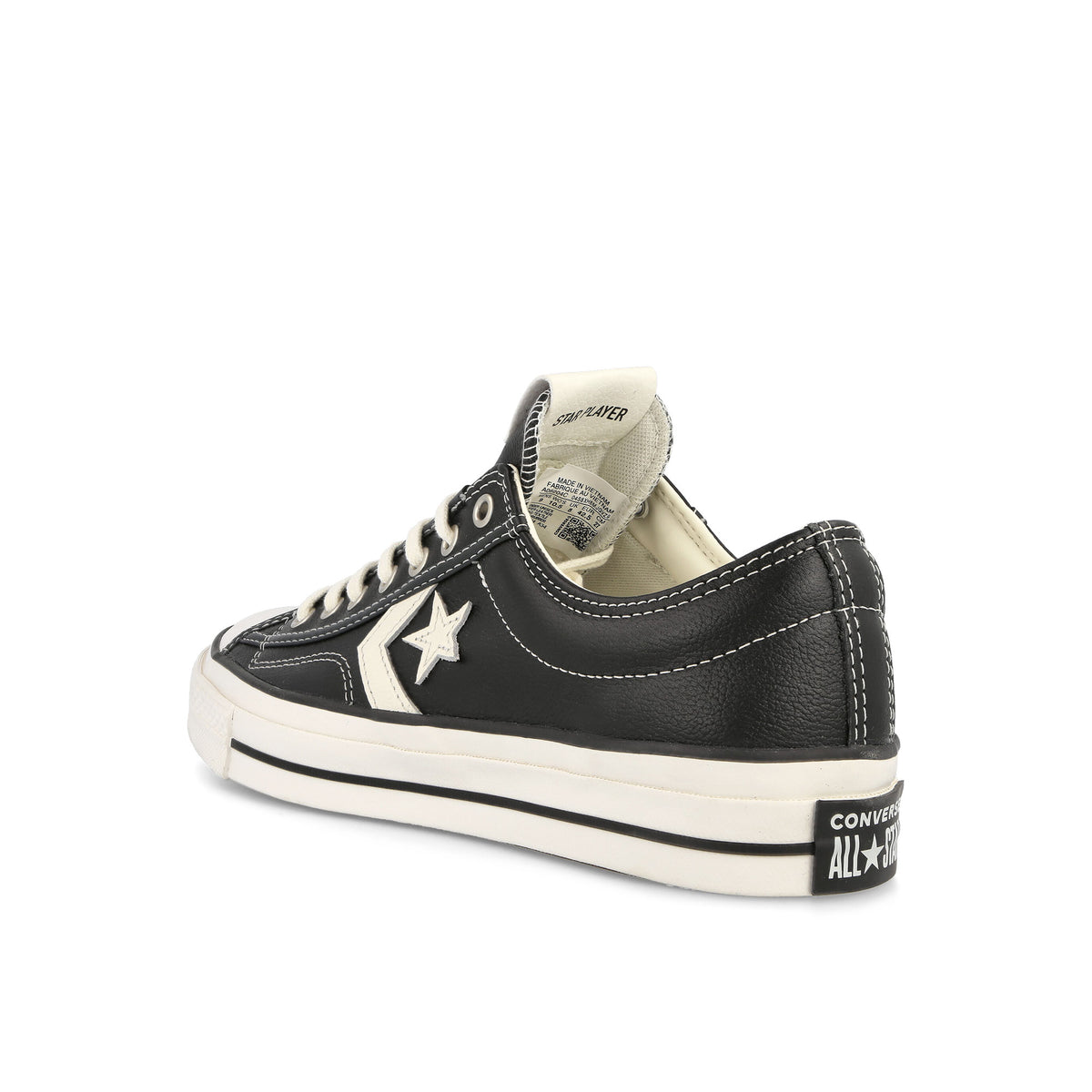 Converse Star Player 76 Ox Black / Vintage White / Silver Low Top Sneakers  Material | Overkill