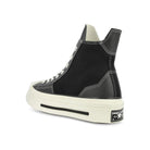Converse Chuck 70 Deluxe Squared Hi Black / Black / Egret High Top Sneakers  Material | Overkill