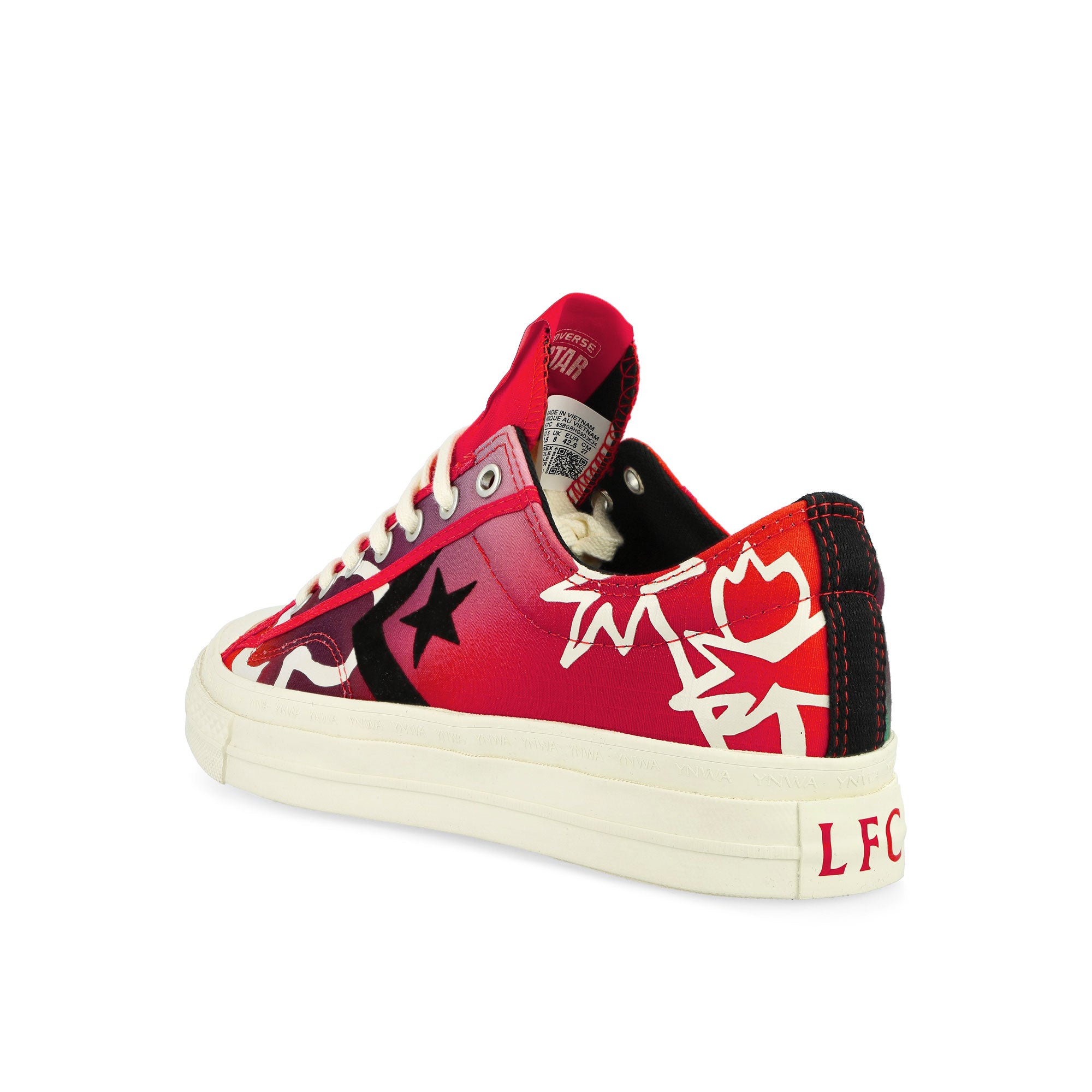 Converse Liverpool FC x Converse Star Player 76 OX Tomato / Egret / Black Sneakers  Material | Overkill