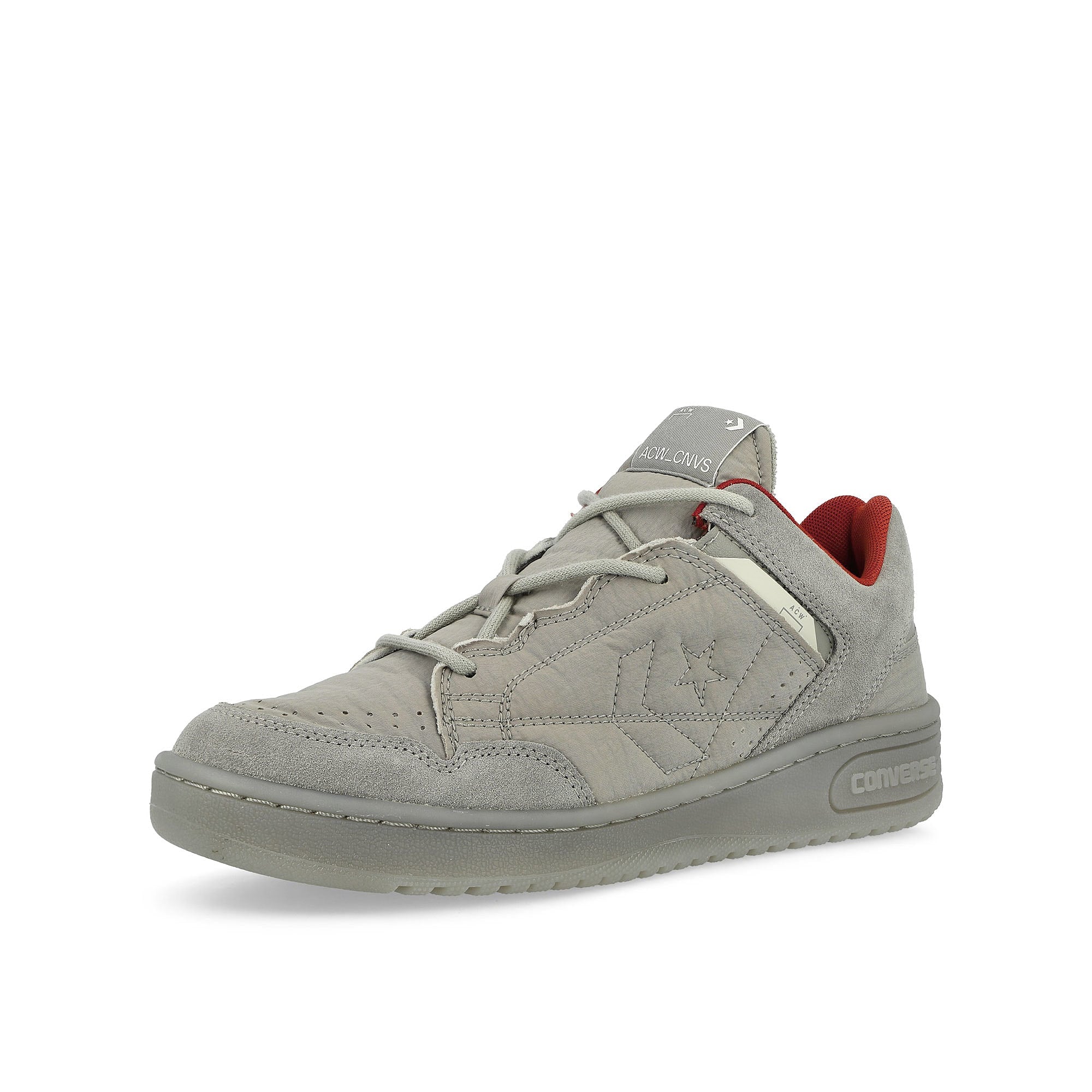 Converse A COLD WALL x Converse Weapon OX Flint Gray / Bossa Nova Low Top Sneakers  Close Up | Overkill