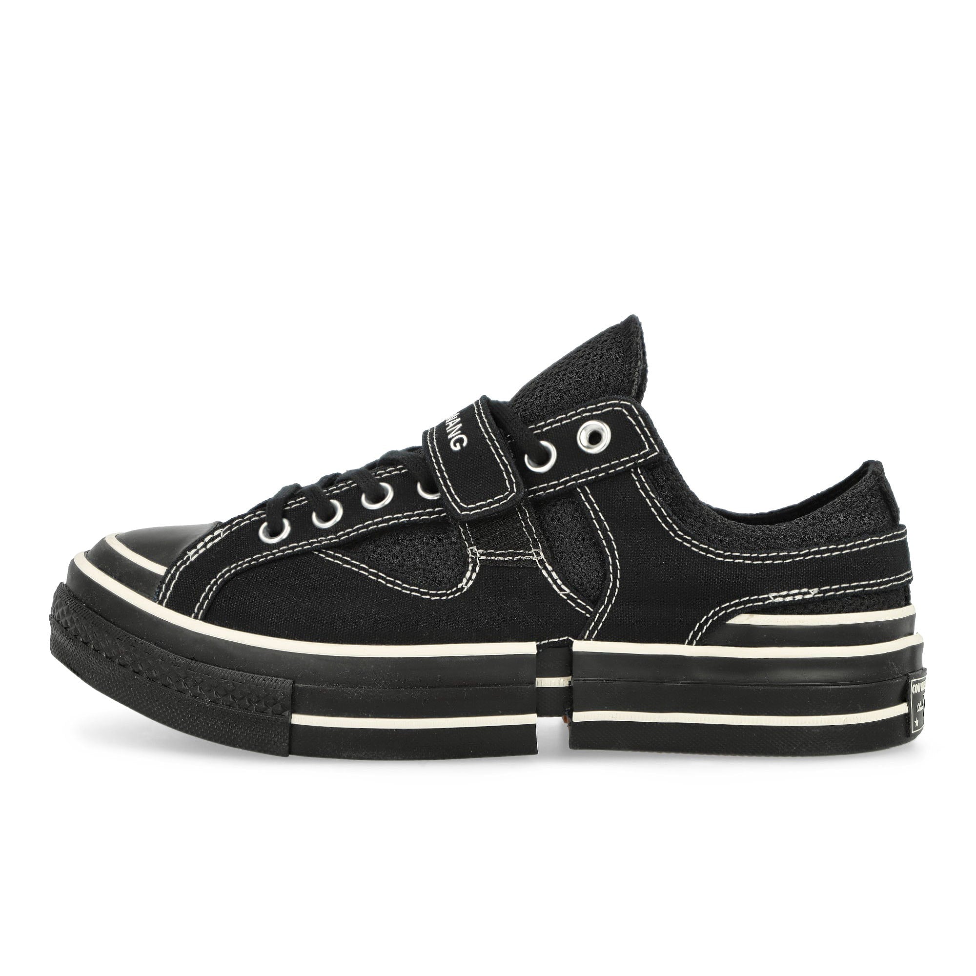 Converse Feng Chen Wang x Converse Chuck 70 2-in-1 Black / Egret / Black Low Top Sneakers A08858C | Overkill