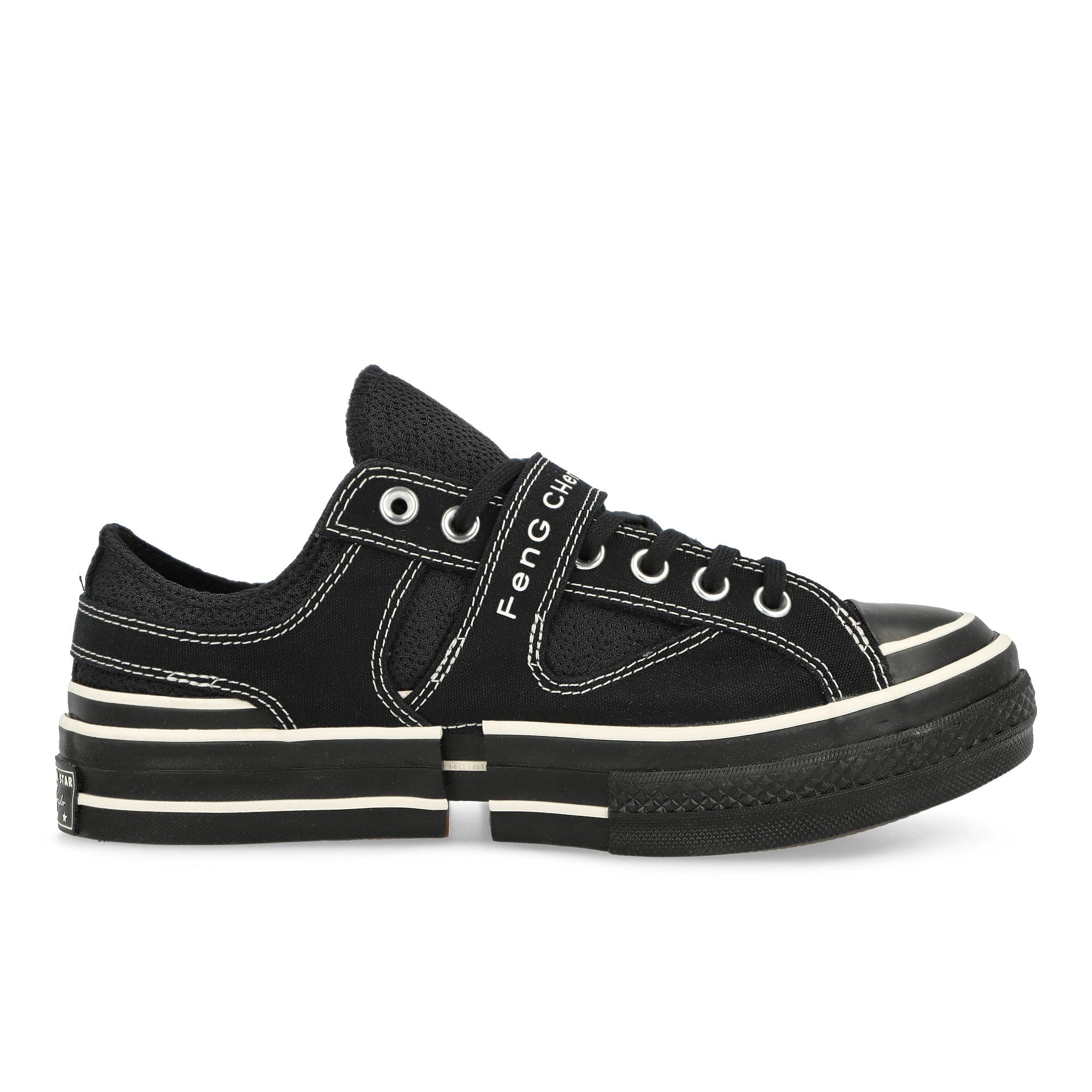 Converse Feng Chen Wang x Converse Chuck 70 2-in-1 Black / Egret / Black Low Top Sneakers  Silhouette | Overkill