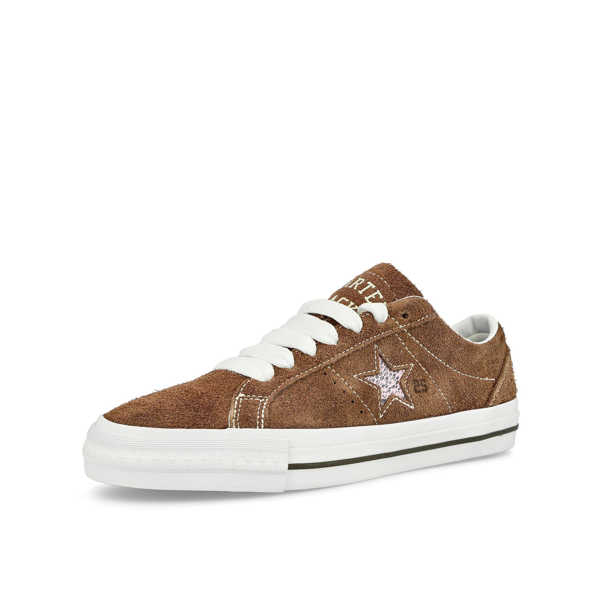 Converse Quartersnacks x Converse One Star Pro Ox Dark Glove / White / Cherry Low Top Sneakers  Close Up | Overkill