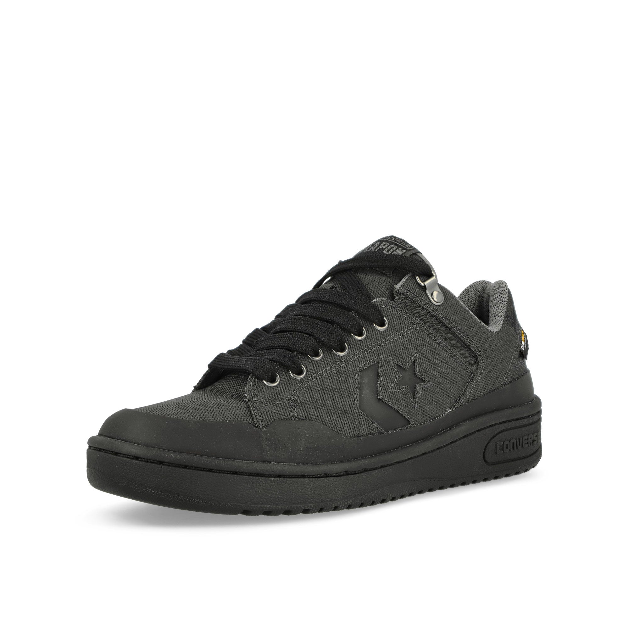 Converse Patta x Converse Weapon Ox Black / Gray / Multi Low Top Sneakers  Close Up | Overkill