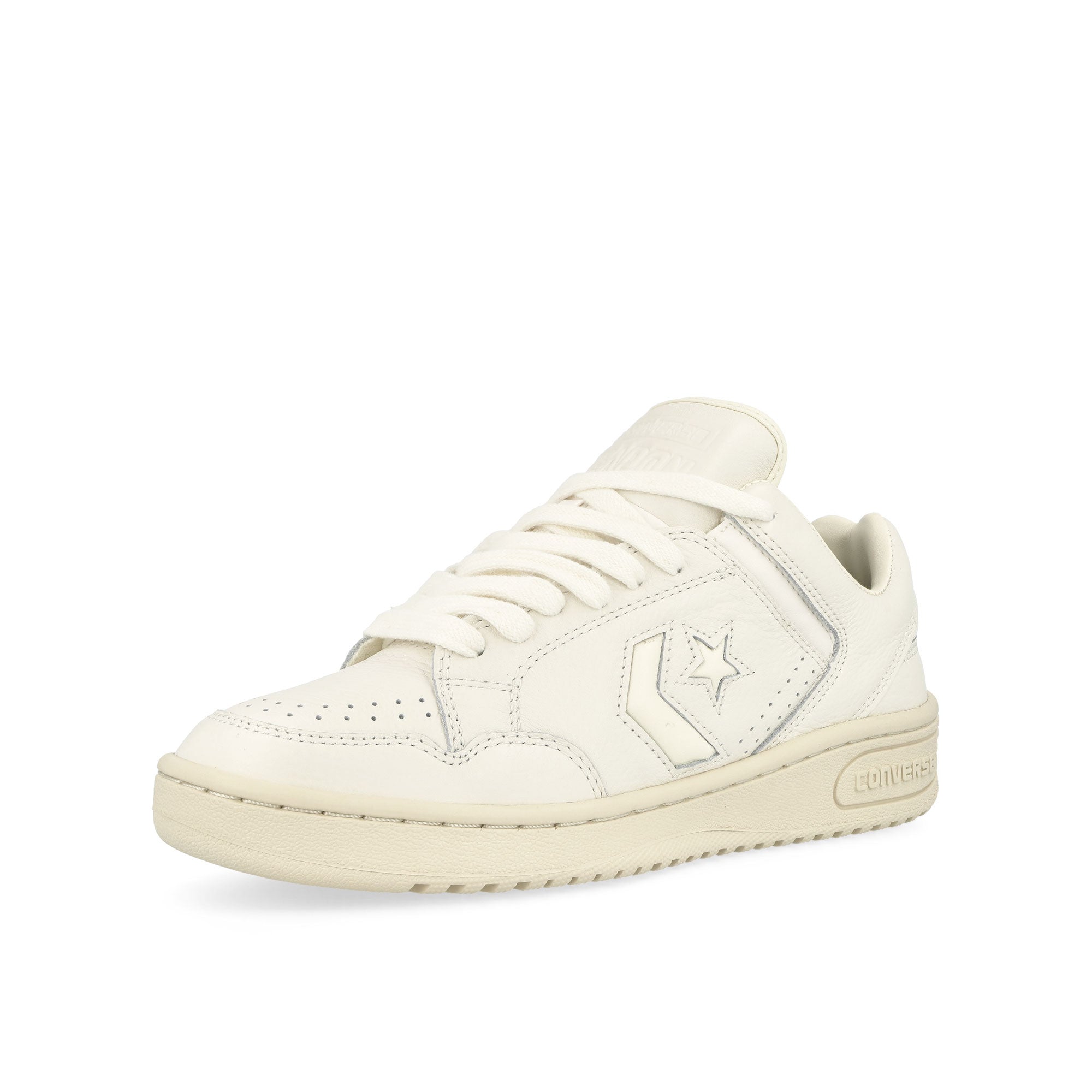 Converse Weapon OX Vintage White / Natural Ivory Low Top Sneakers  Close Up | Overkill