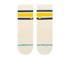 Stance Boyd QTR Socks Cream Socks Close-up | Overkill