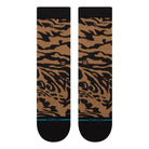 Stance Wmns Animalistic Crew Socks Black / Brown Socks Close-up | Overkill