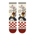 Stance Bugs Crew Socks Vintage White Socks Close-up | Overkill