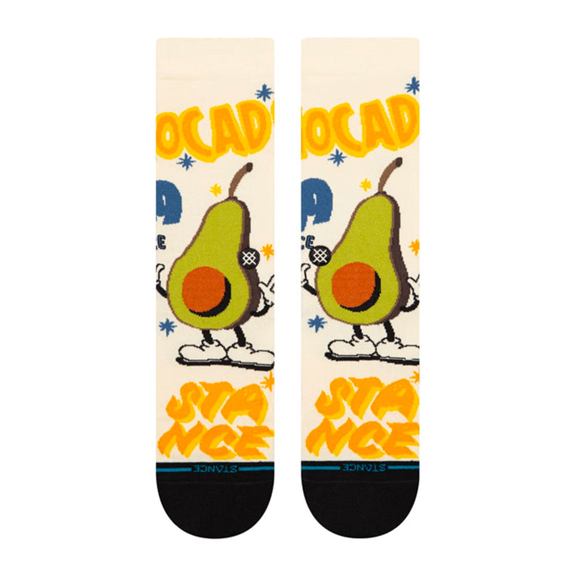 Stance Food Stand Crew Socks Canvas Socks Close-up | Overkill