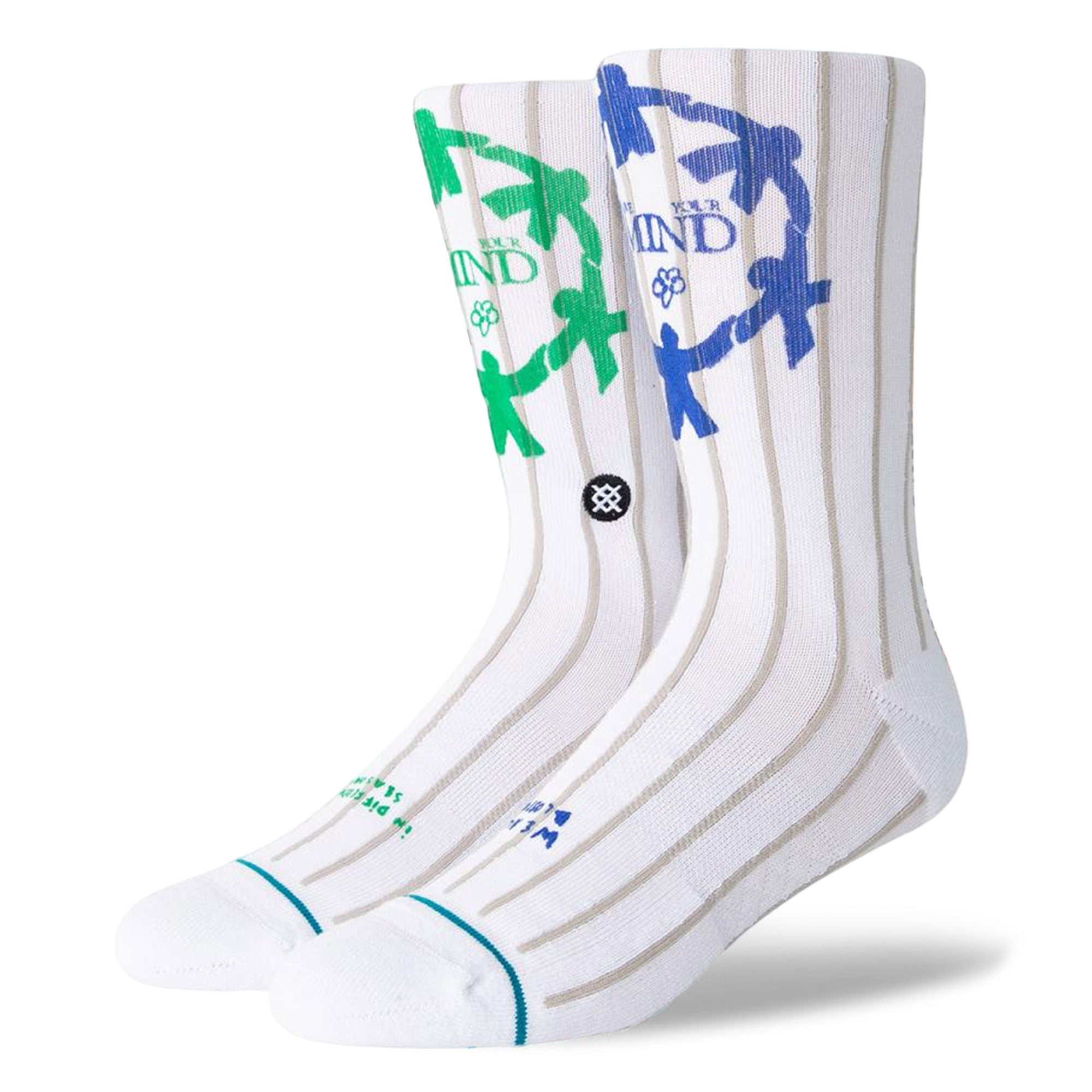 Stance Love Your Mind Socks White Socks A555B23LOV-WHT | Overkill