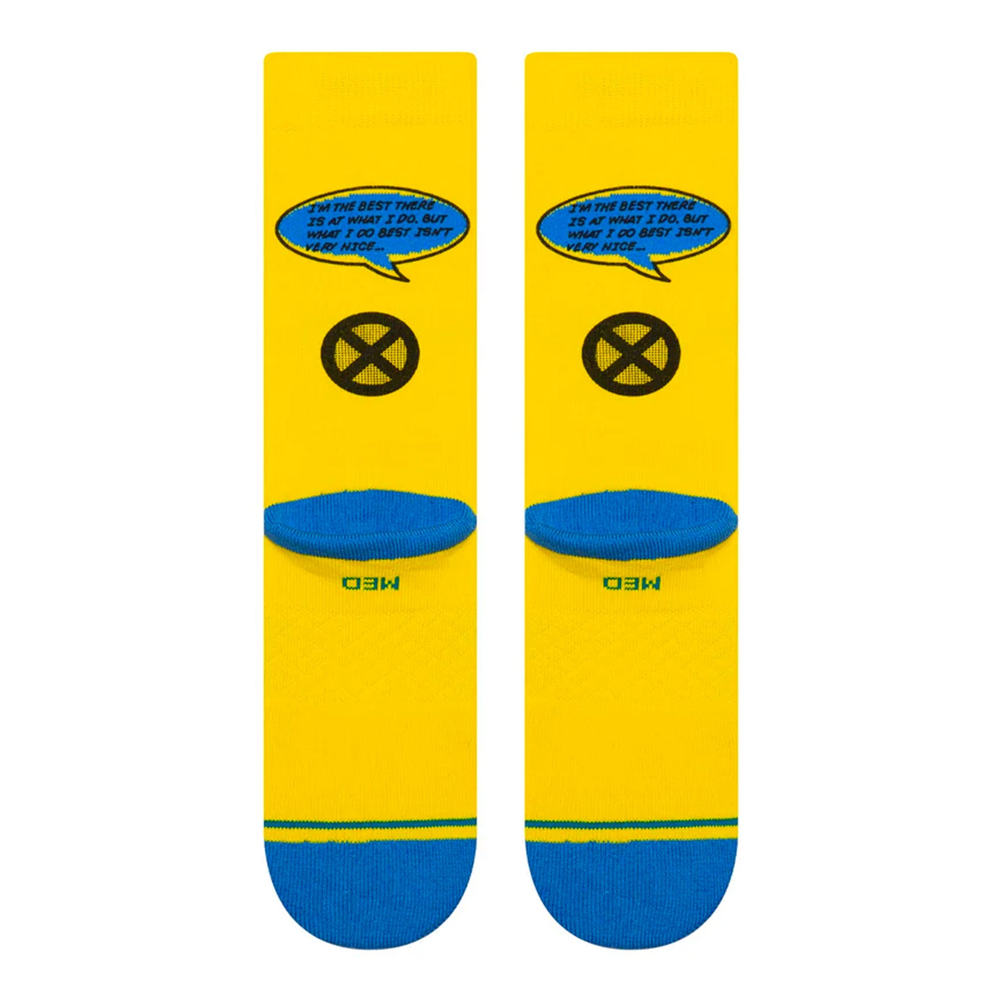 Stance Wolverine Crew Socks Yellow Socks A555C25WOL-YEL Detailfoto | Overkill
