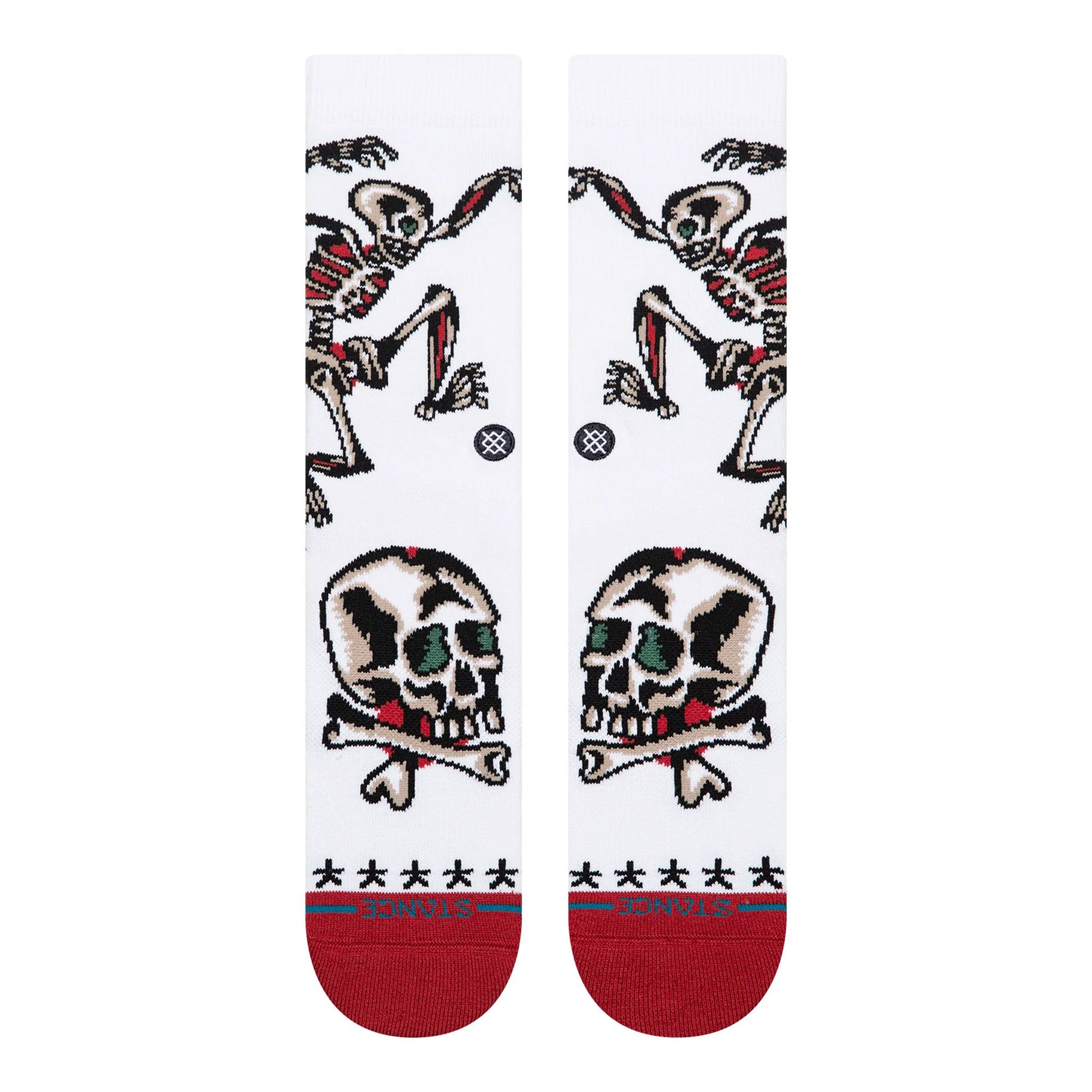 Stance Skeleton Crew Socks White Socks A555C26SKE-WHT Detailfoto | Overkill
