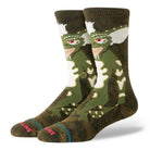 Stance Stripe Gremlins Crew Socks Dark Green Socks A555C26STR-DNG | Overkill
