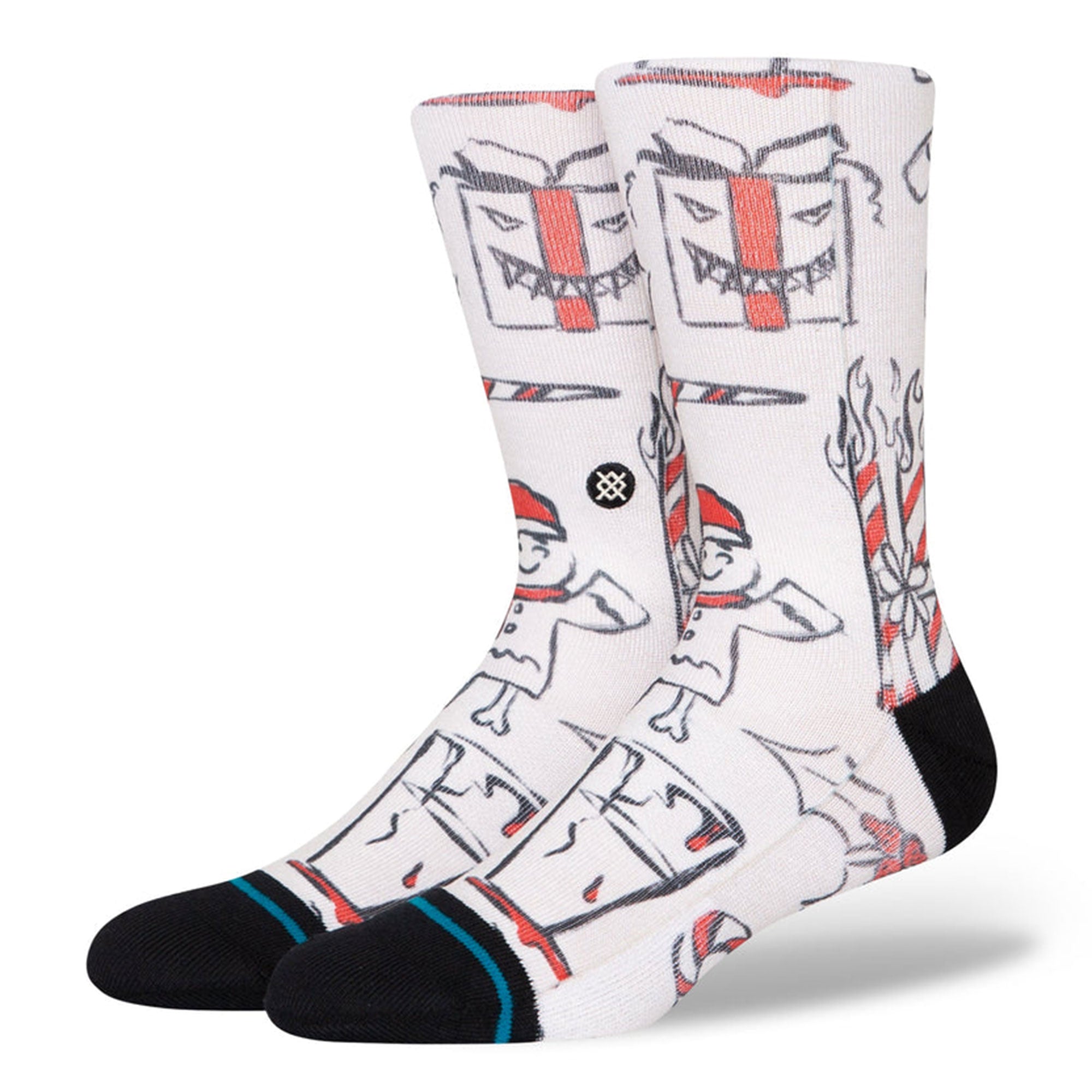 Stance Angry Holidayz Socks Off White Socks A555D23ANG-OFW | Overkill