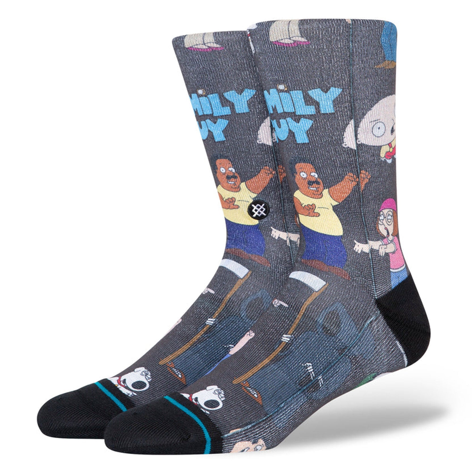 Stance Family Guy Socks Black Socks A555D23FAM-BLK | Overkill