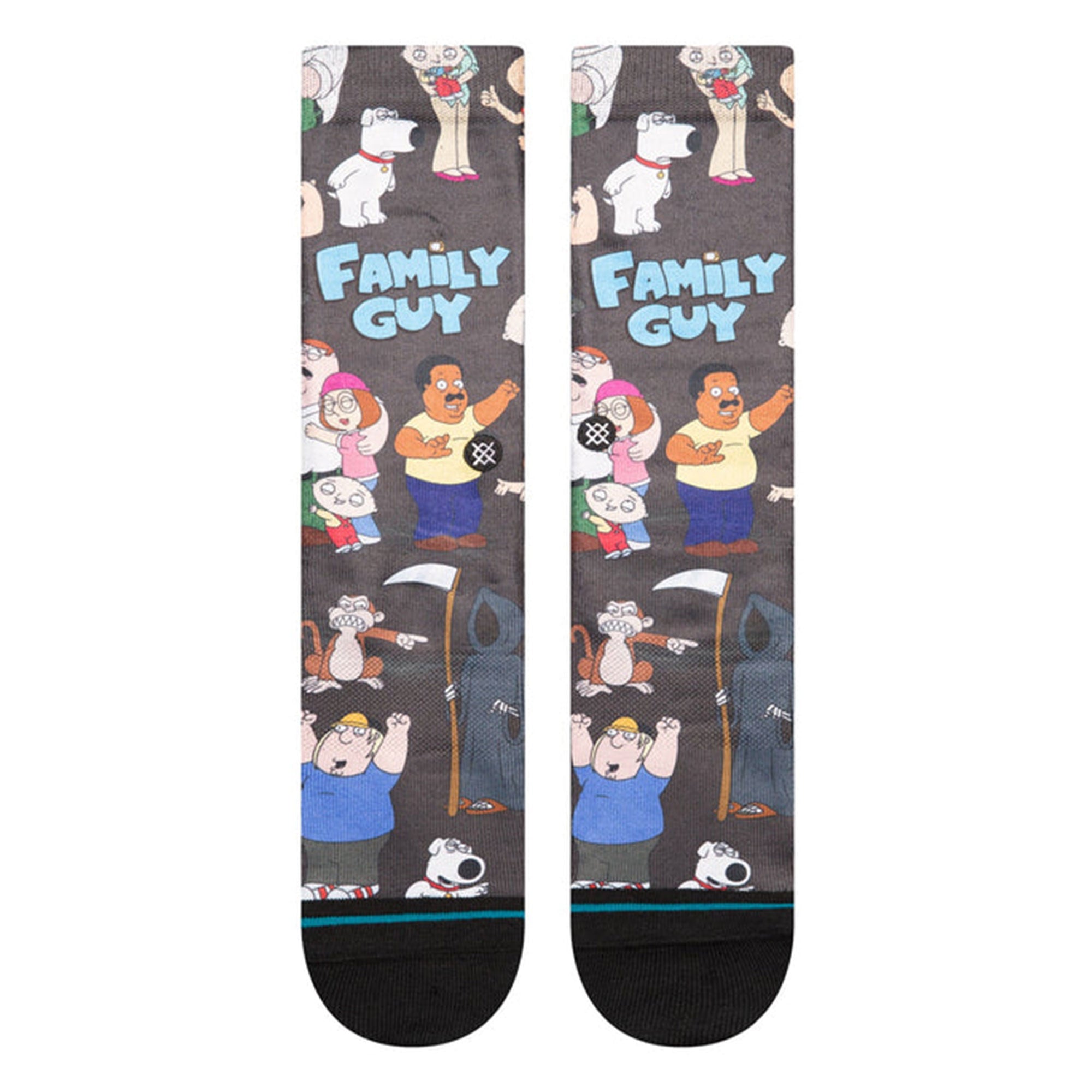 Stance Family Guy Socks Black Socks Material | Overkill