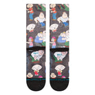 Stance Family Guy Socks Black Socks Close-up | Overkill