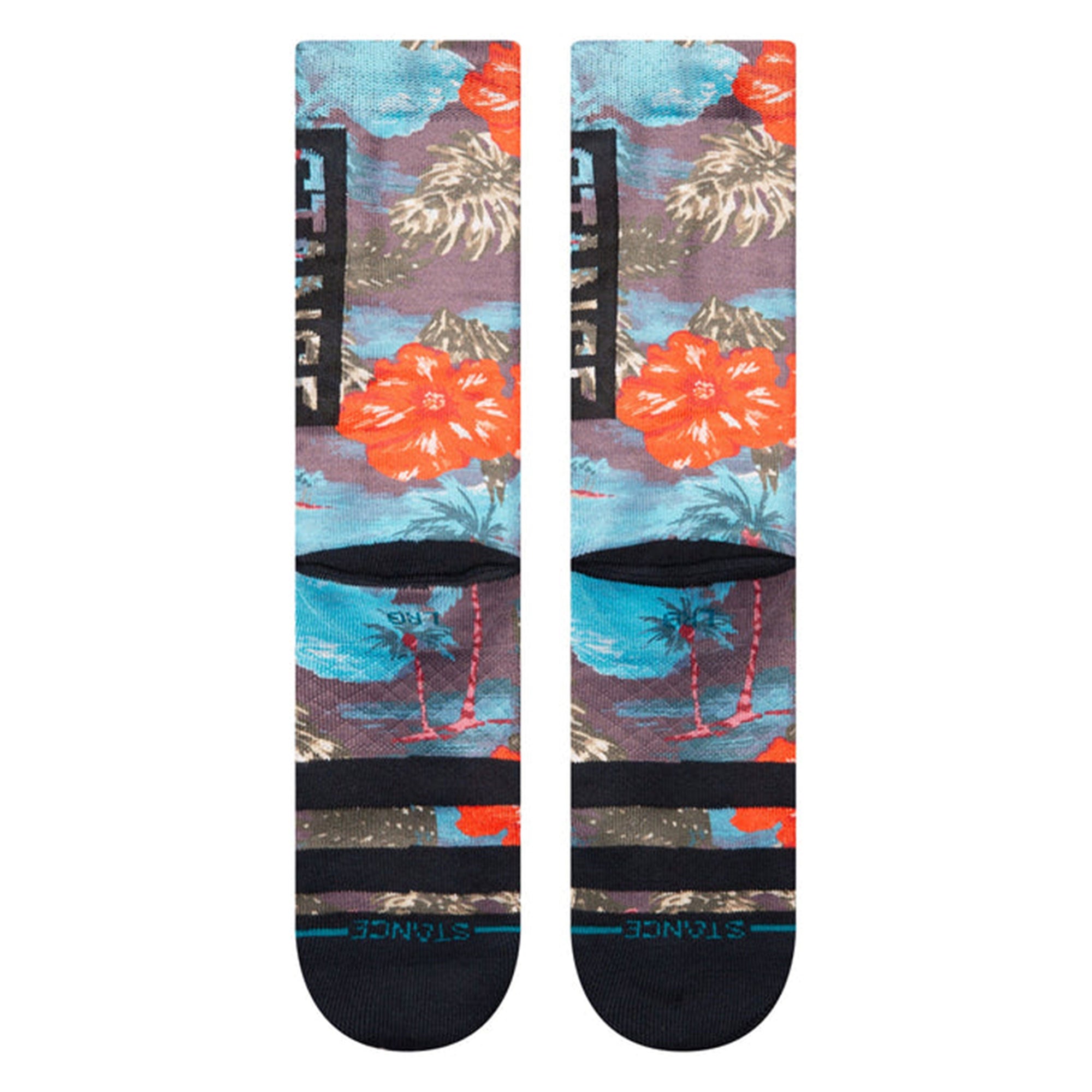 Stance OG Cocopalms Socks Teal Socks Material | Overkill
