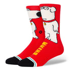 Stance The Dog Socks Red Socks A555D23THE-RED | Overkill