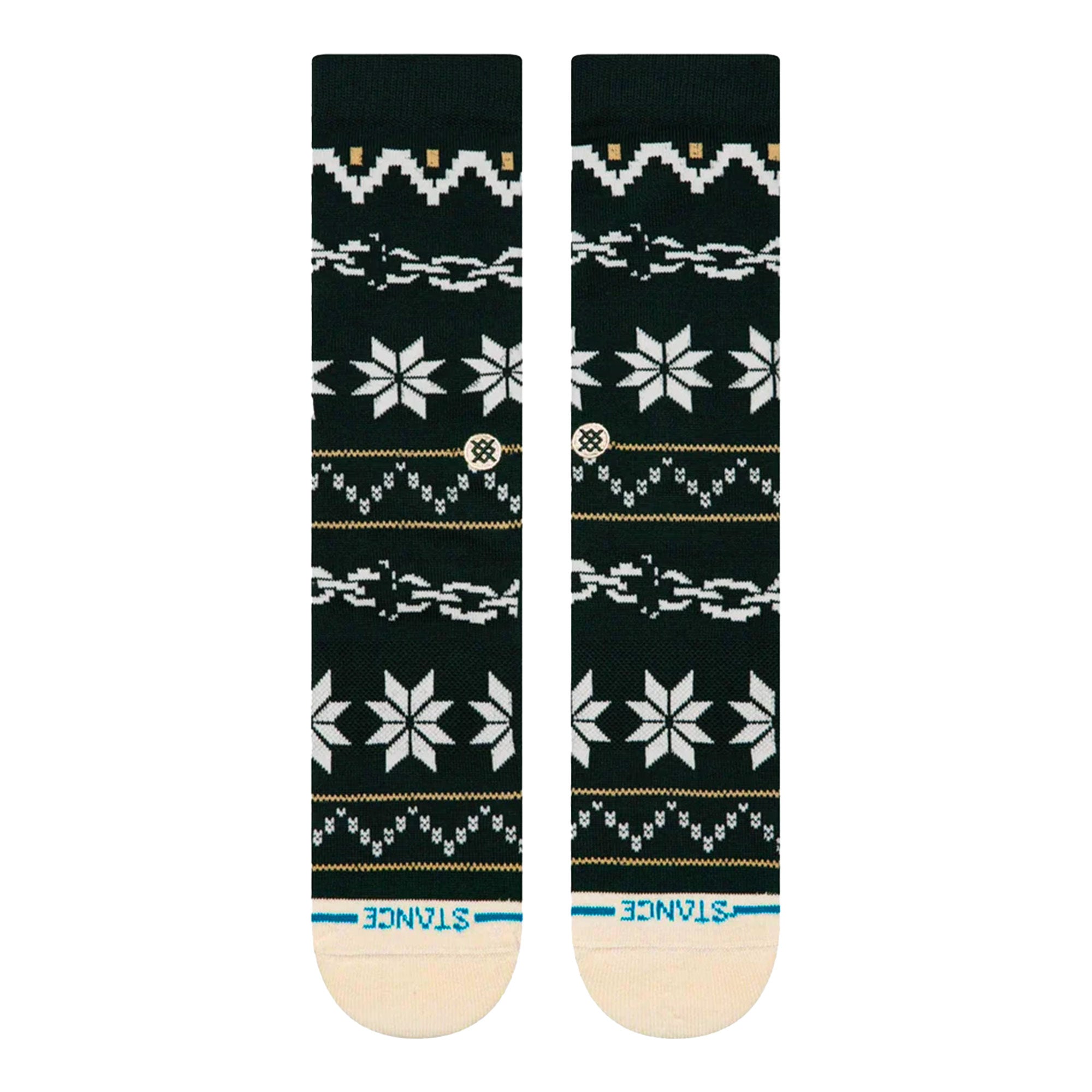 Stance Break The Season Crew Socks Green Socks A556D25BRE-PIN Close-up | Overkill