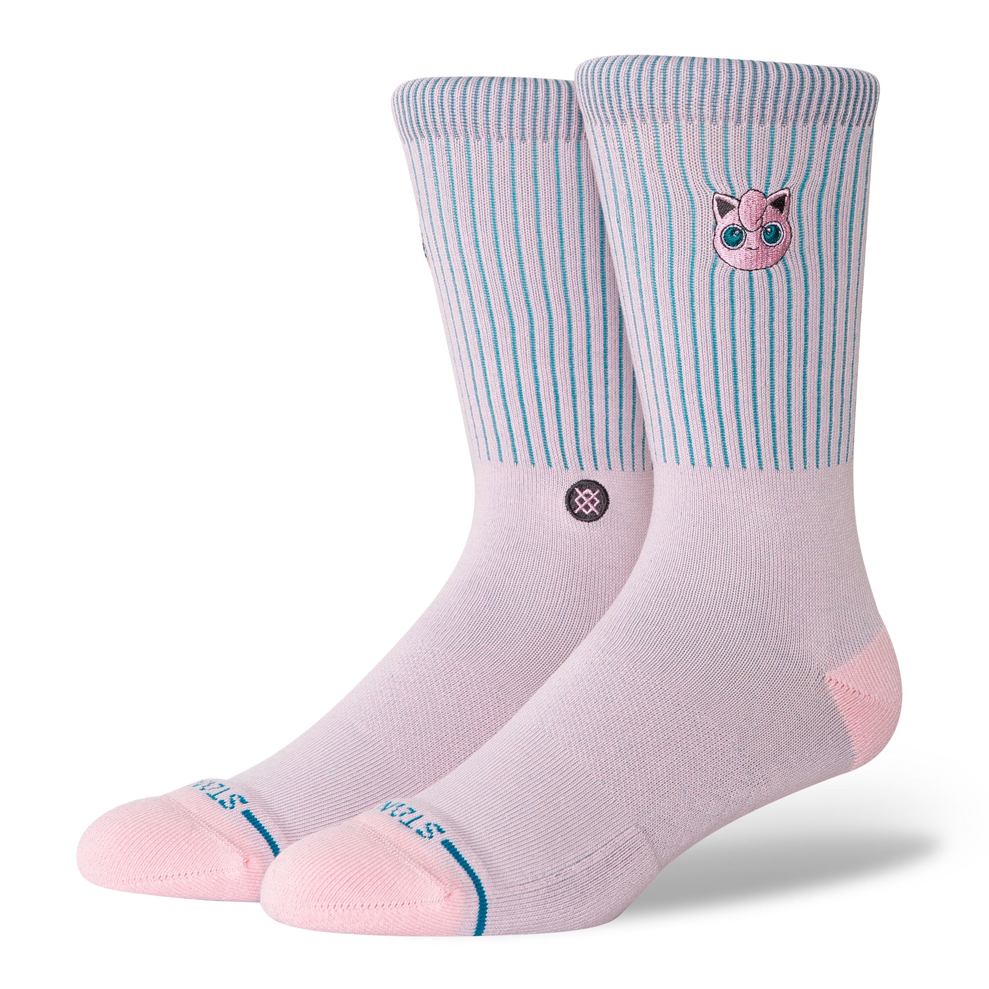 Stance Jigglypuff Crew Socks A555D25PAT-PNK | OVERKILL